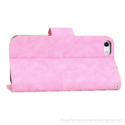 Leather Flip Case for iPhone 5 and 5S, Wholesale/Manufacturer Supplier from China